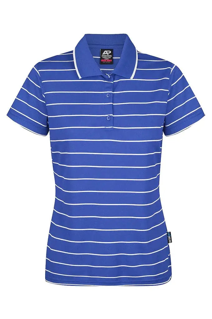Aussie Pacific Vaucluse Lady Polos 2324  Aussie Pacific ROYAL/WHITE 6
